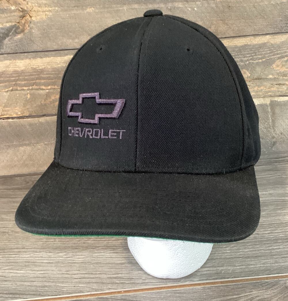 Yupoong Classic Chevrolet Chevy Wool Blend Snapback Hat Embroidered Bowtie Logo